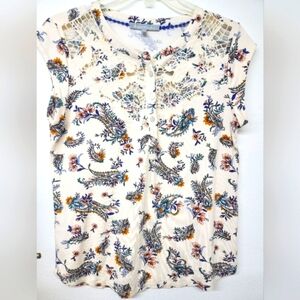 Daniel Rainn short sleeve top - Medium